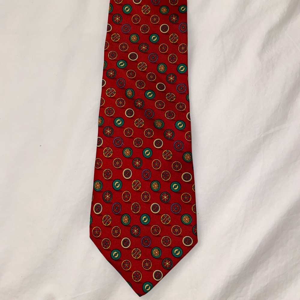 Salvatore Ferragamo men’s 60” 100% silk tie